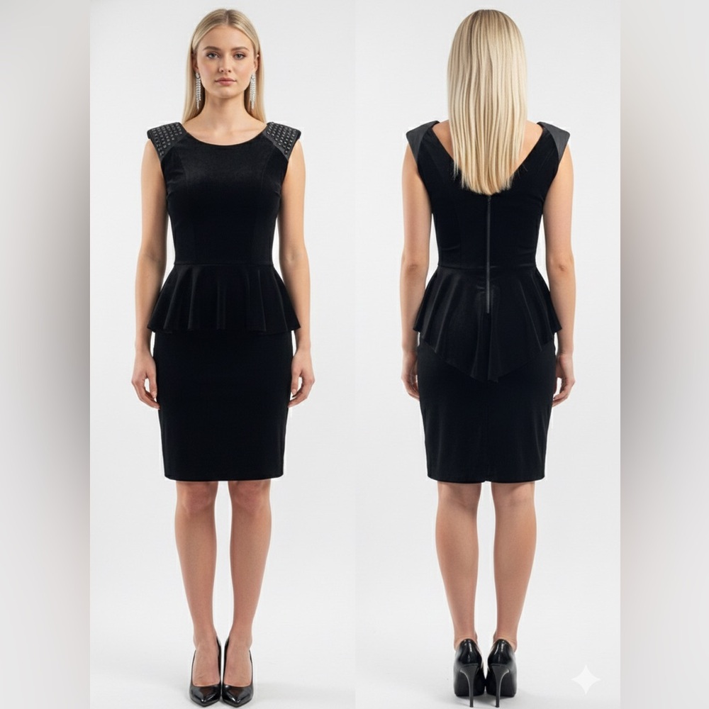 Guess stretchy velvet Bodycon dress in size 4